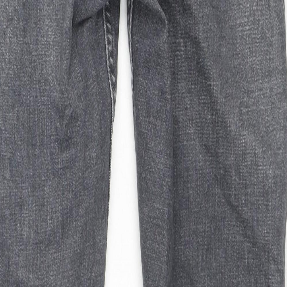 Denim & Co. Mens Grey Cotton Skinny Jeans Size 28 in L30 in Regular Zip