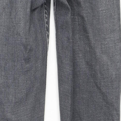 Denim & Co. Mens Grey Cotton Skinny Jeans Size 28 in L30 in Regular Zip