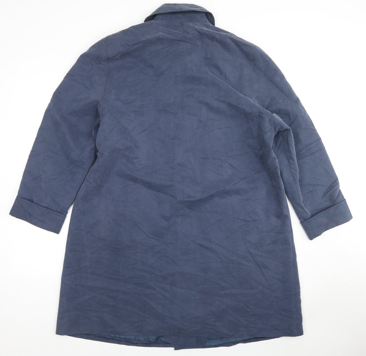 Womens UK Size 14 London Fog Blue Overcoat