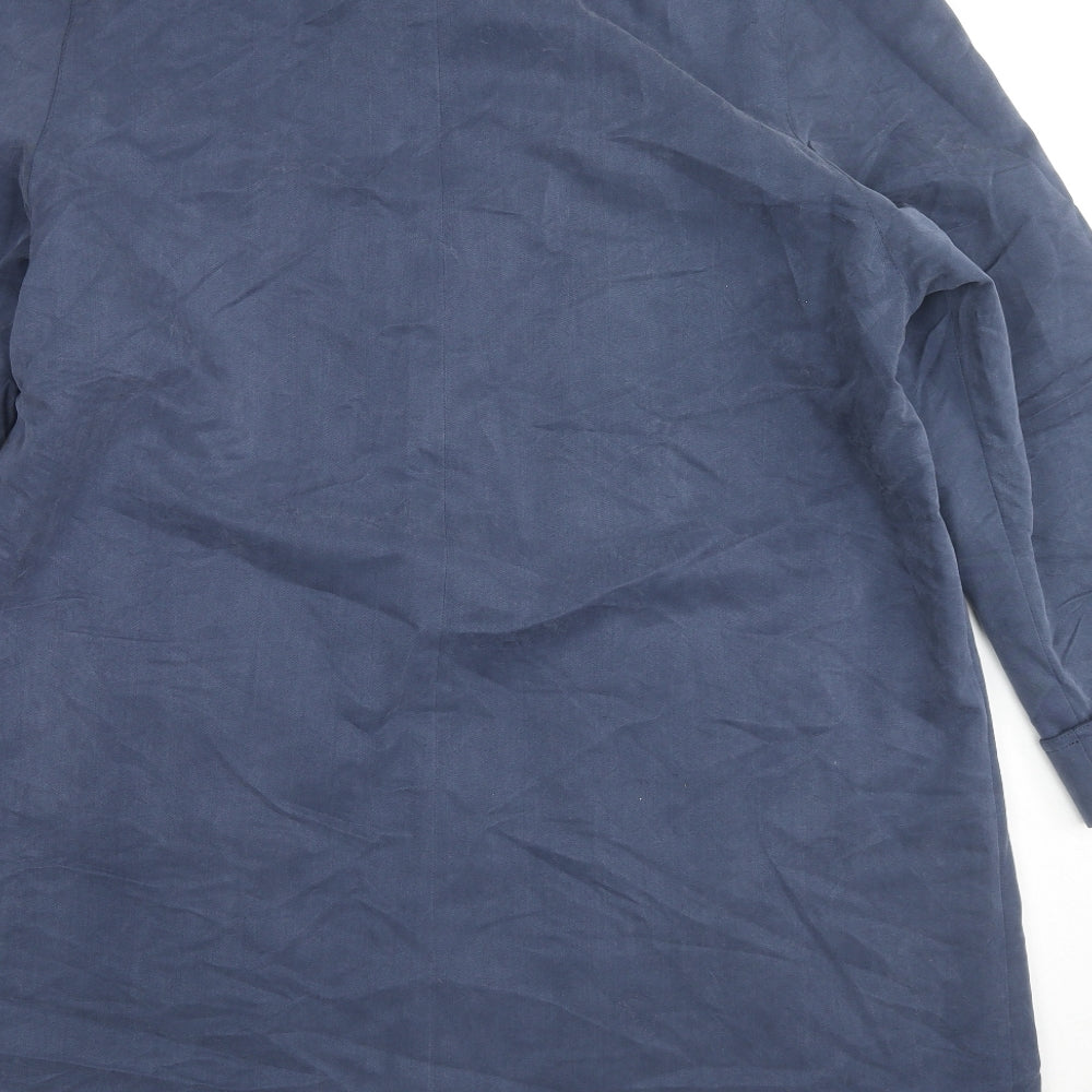 Womens UK Size 14 London Fog Blue Overcoat