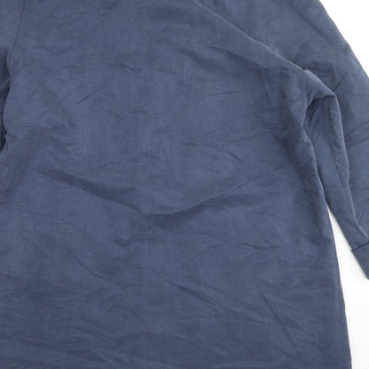Womens UK Size 14 London Fog Blue Overcoat