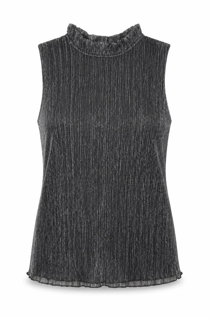 Womens UK Size L Adiva Black Basic Tank