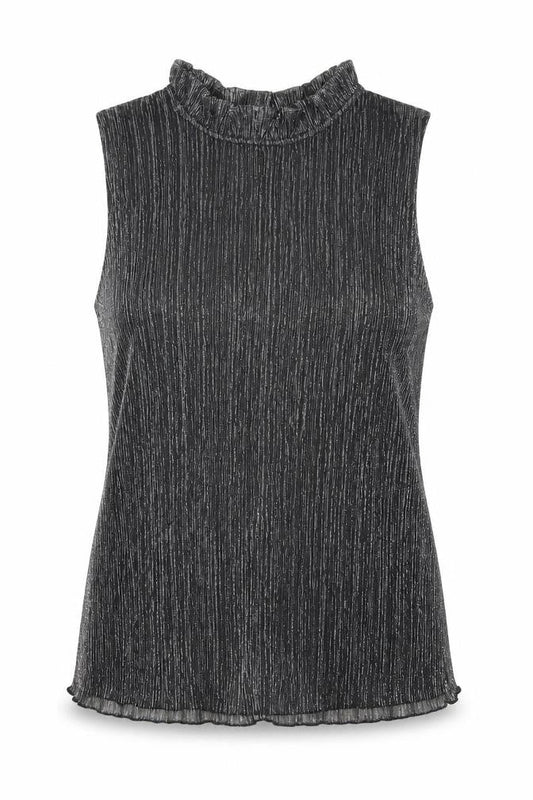 Womens UK Size L Adiva Black Basic Tank