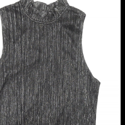 Womens UK Size L Adiva Black Basic Tank