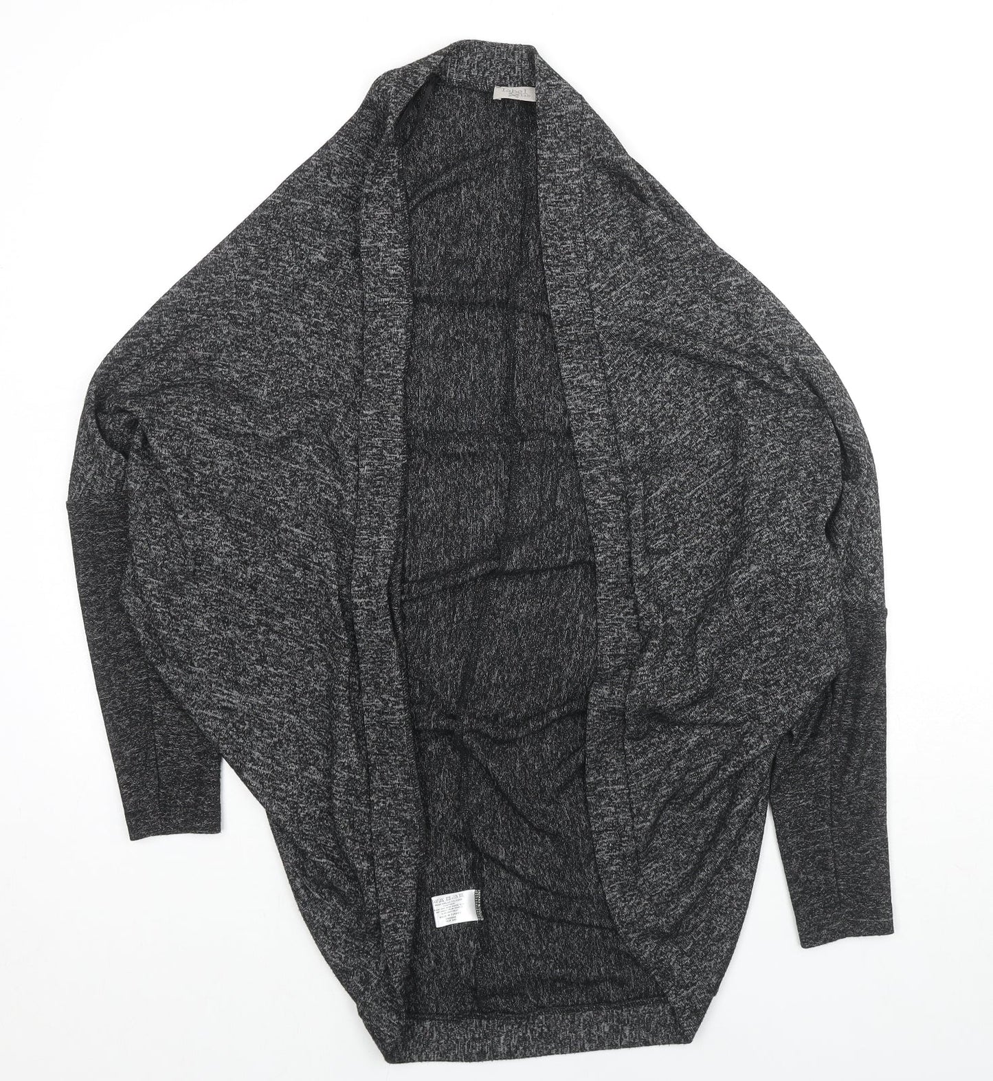 Womens UK Size S Label Lab Grey Cardigan Jumper