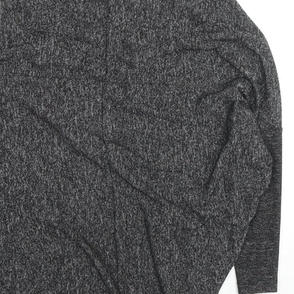 Womens UK Size S Label Lab Grey Cardigan Jumper