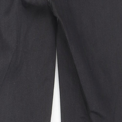 Pilcro Womens Black Cotton Skinny Jeans Size 28 in L27 in Regular Zip