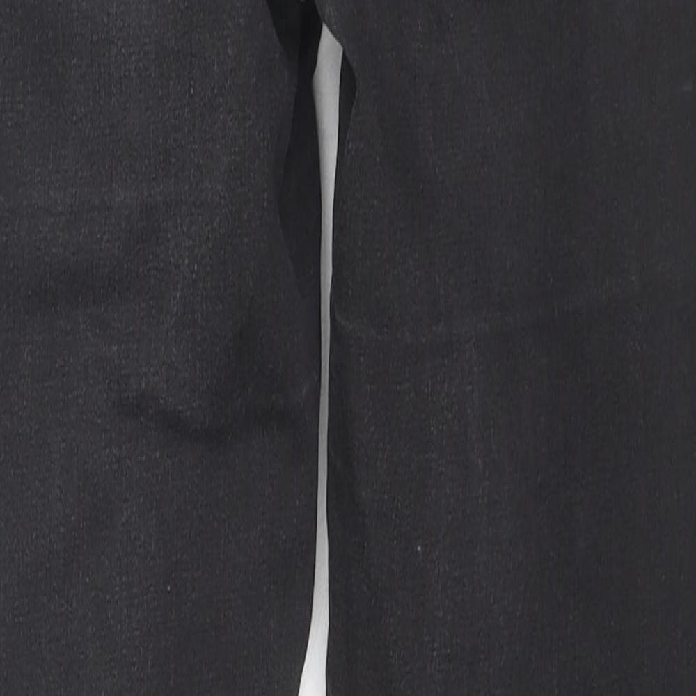 New Look Womens Black Cotton Skinny Jeans Size 10 L27 in Regular Zip