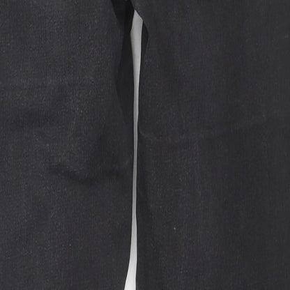 New Look Womens Black Cotton Skinny Jeans Size 10 L27 in Regular Zip