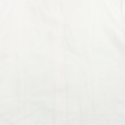 Womens UK Size 16 C&A White Basic Button-Up