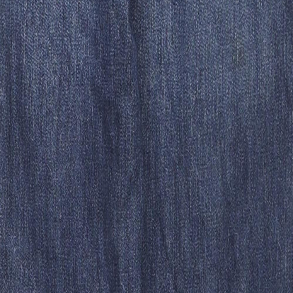 Gap Womens Blue Cotton Skinny Jeans Size 12 L25 in Regular Zip