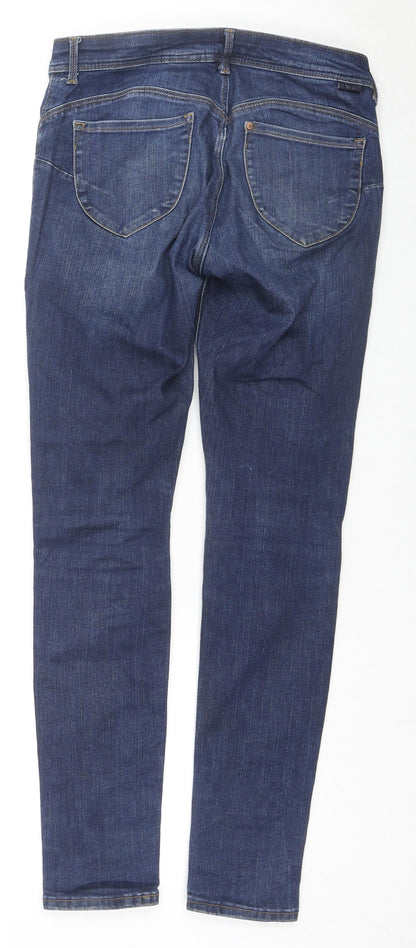 Womens UK Size 28 in H&M Regular Fit Jegging Blue Jeans