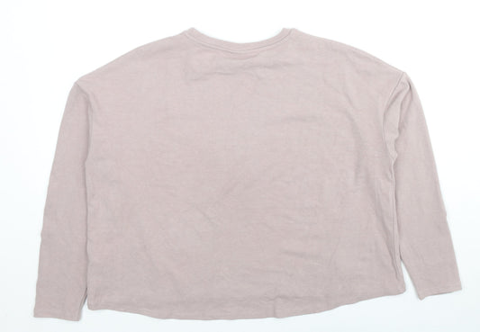 Womens UK Size M Etam Beige Basic Blouse