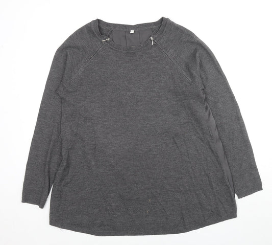 Womens UK Size 8 Marks and Spencer Grey Pullover Jumper