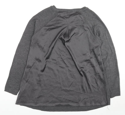 Womens UK Size 8 Marks and Spencer Grey Pullover Jumper