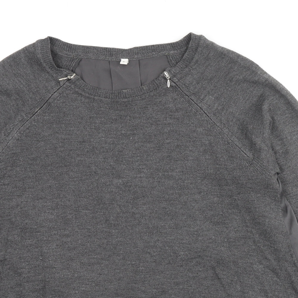 Womens UK Size 8 Marks and Spencer Grey Pullover Jumper