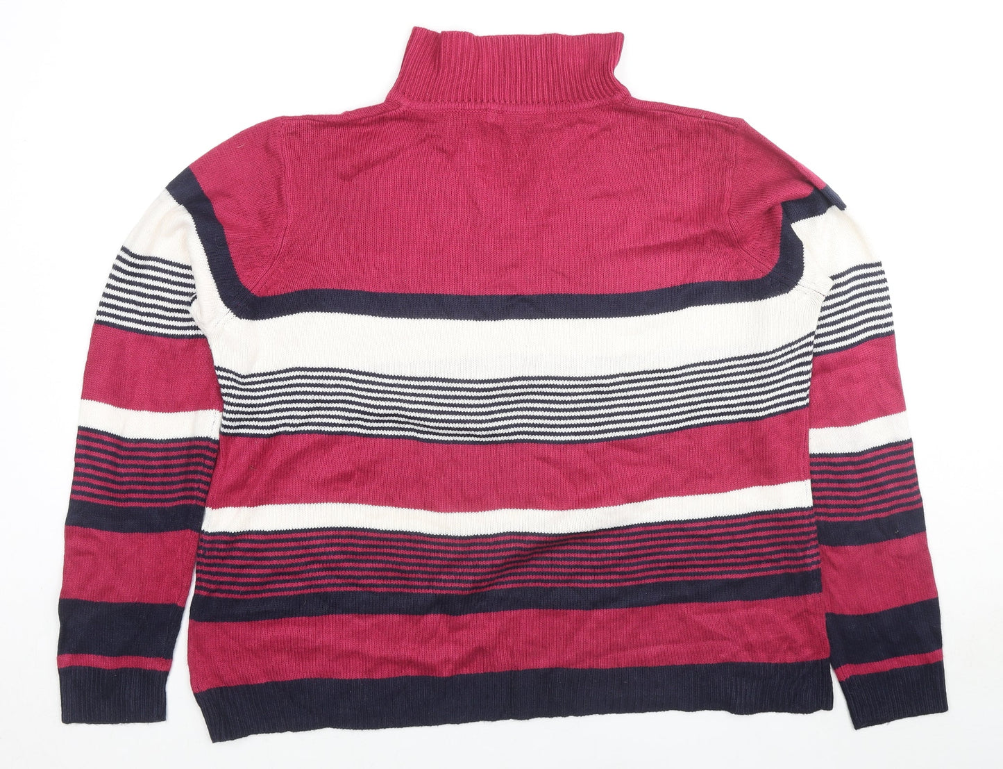 Womens UK Size 18 EWM Multicoloured Pullover Jumper