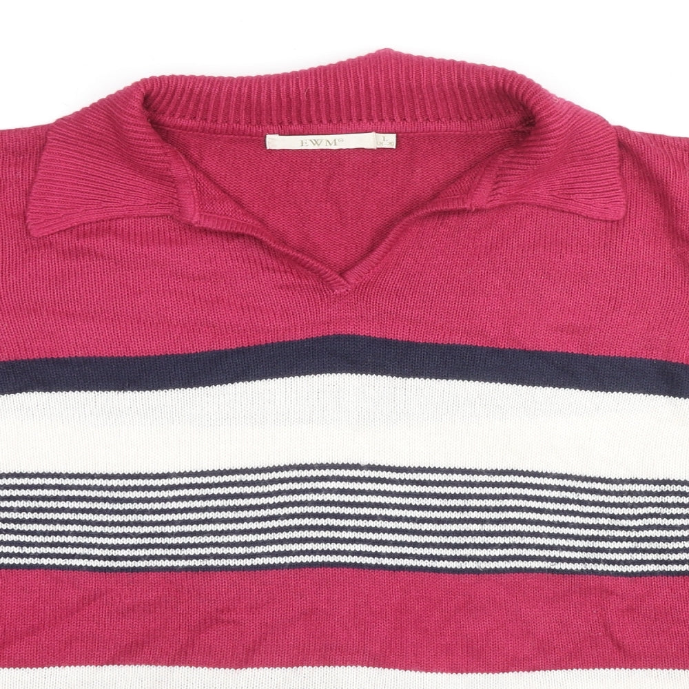 Womens UK Size 18 EWM Multicoloured Pullover Jumper