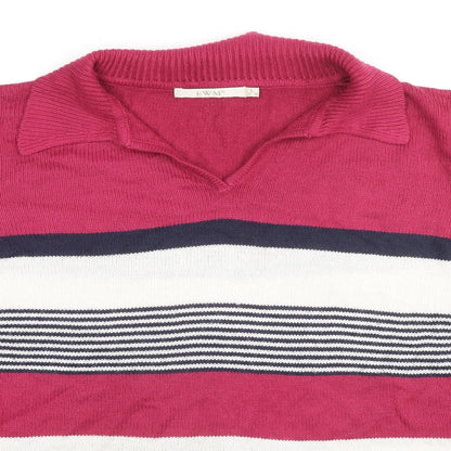 Womens UK Size 18 EWM Multicoloured Pullover Jumper