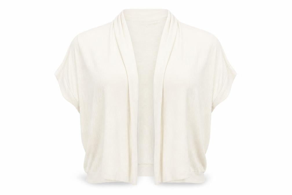 ASOS Womens Beige V-Neck Acrylic Cape Jumper Size M