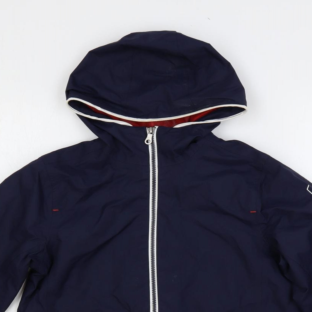 Tribord Boys Blue Jacket Size M Zip - Zipped Pockets