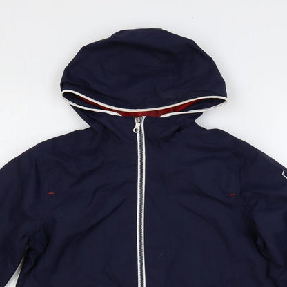 Tribord Boys Blue Jacket Size M Zip - Zipped Pockets