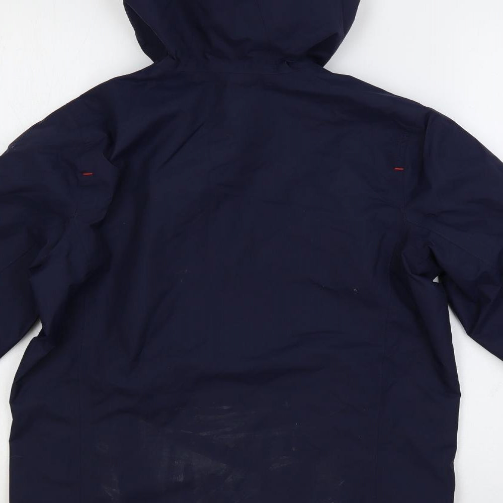 Tribord Boys Blue Jacket Size M Zip - Zipped Pockets