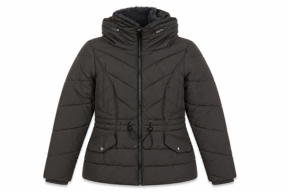 Womens UK Size XS Oasis Green Quilted Coat