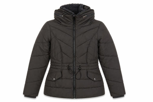 Womens UK Size XS Oasis Green Quilted Coat