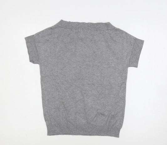 Womens UK Size 12 Marks and Spencer Grey Pullover Jumper
