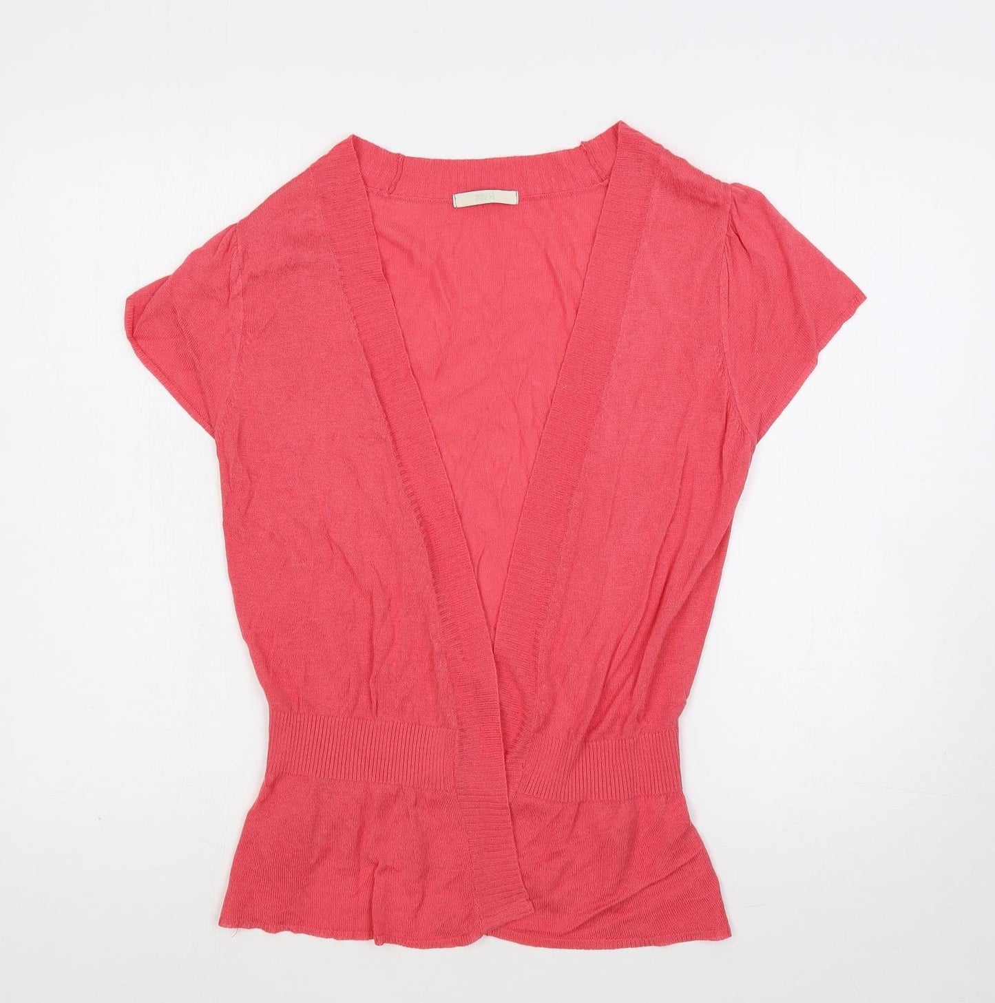 Womens UK Size 10 Marks and Spencer Pink Cardigan Jumper