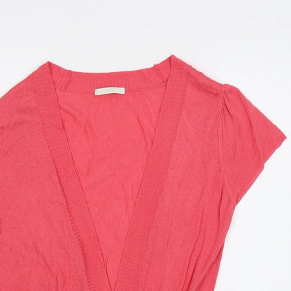 Womens UK Size 10 Marks and Spencer Pink Cardigan Jumper