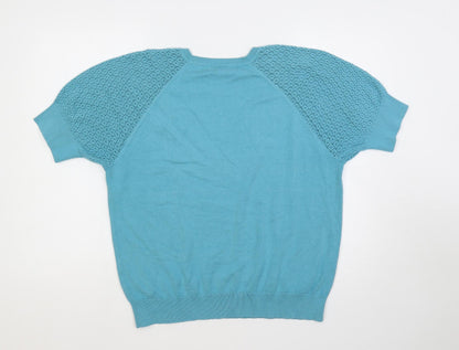 Womens UK Size XL Cotswold Blue Pullover Jumper