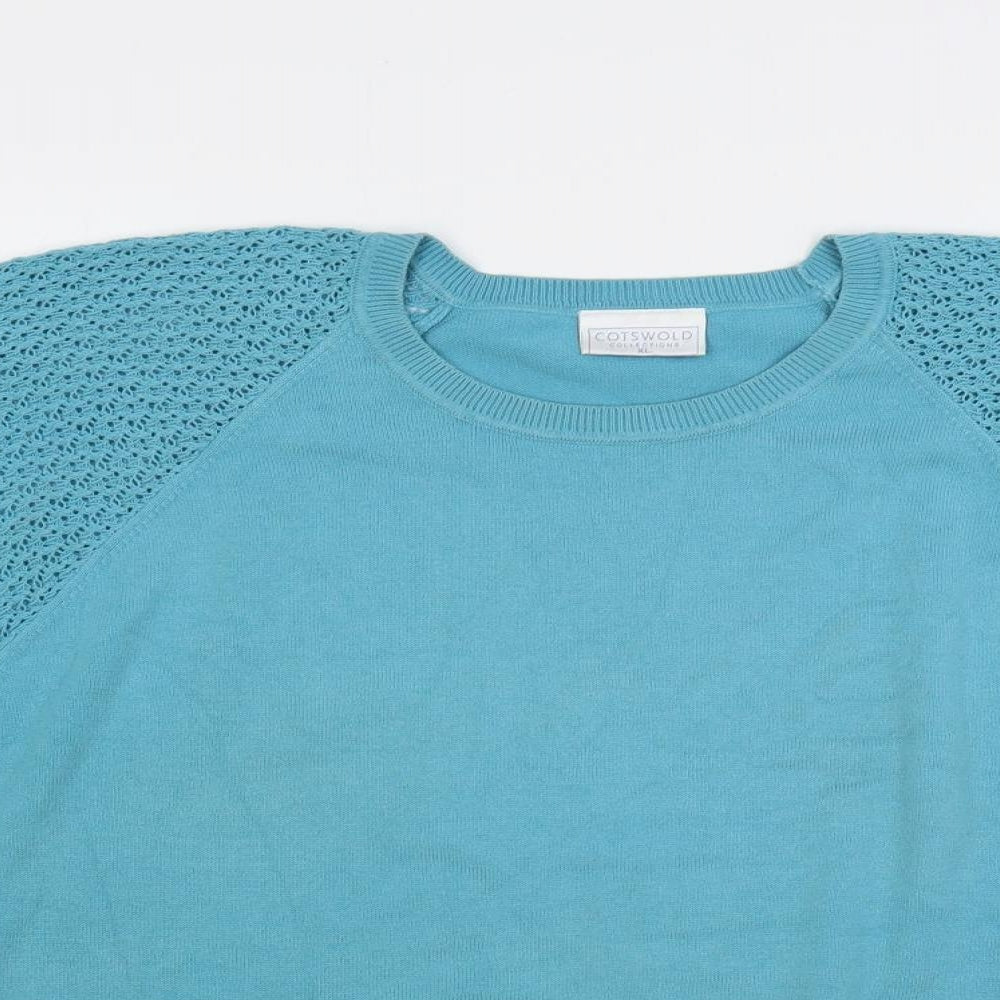 Womens UK Size XL Cotswold Blue Pullover Jumper