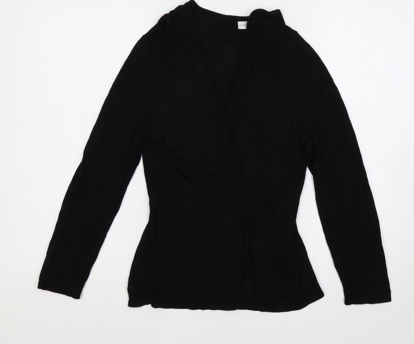 Womens UK Size L Minuet Black Cardigan Jumper