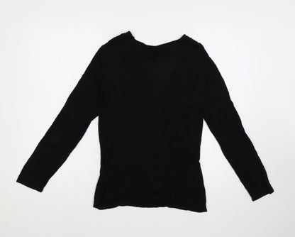 Womens UK Size L Minuet Black Cardigan Jumper