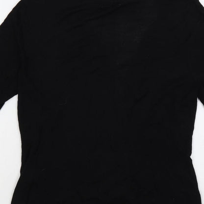 Womens UK Size L Minuet Black Cardigan Jumper