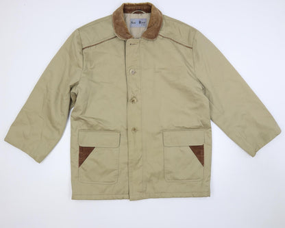 Mens UK Size XL San Rosa Beige Overcoat