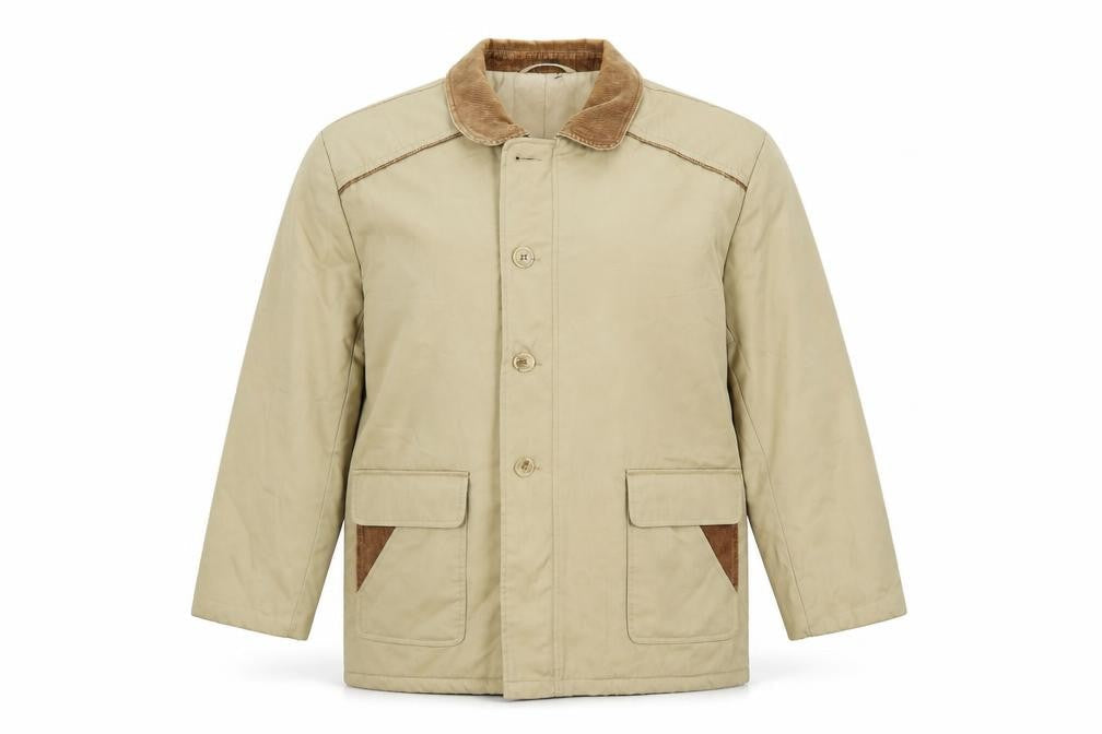 Mens UK Size XL San Rosa Beige Overcoat