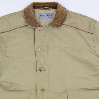 Mens UK Size XL San Rosa Beige Overcoat