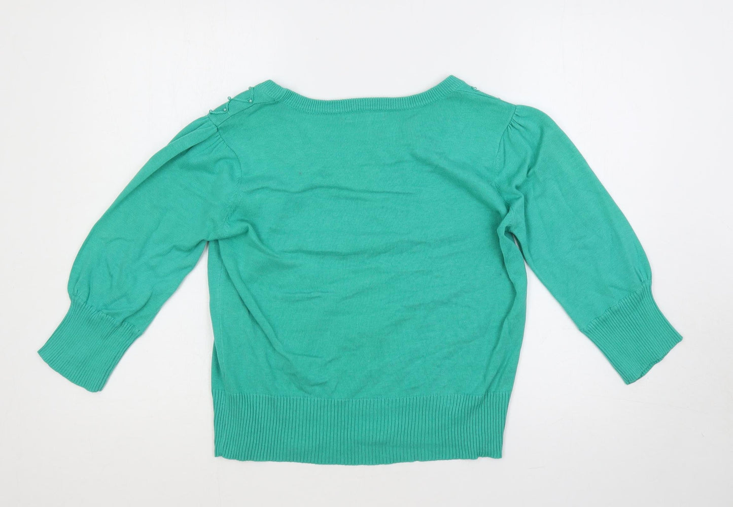 Womens UK Size M Klass Green Pullover Jumper