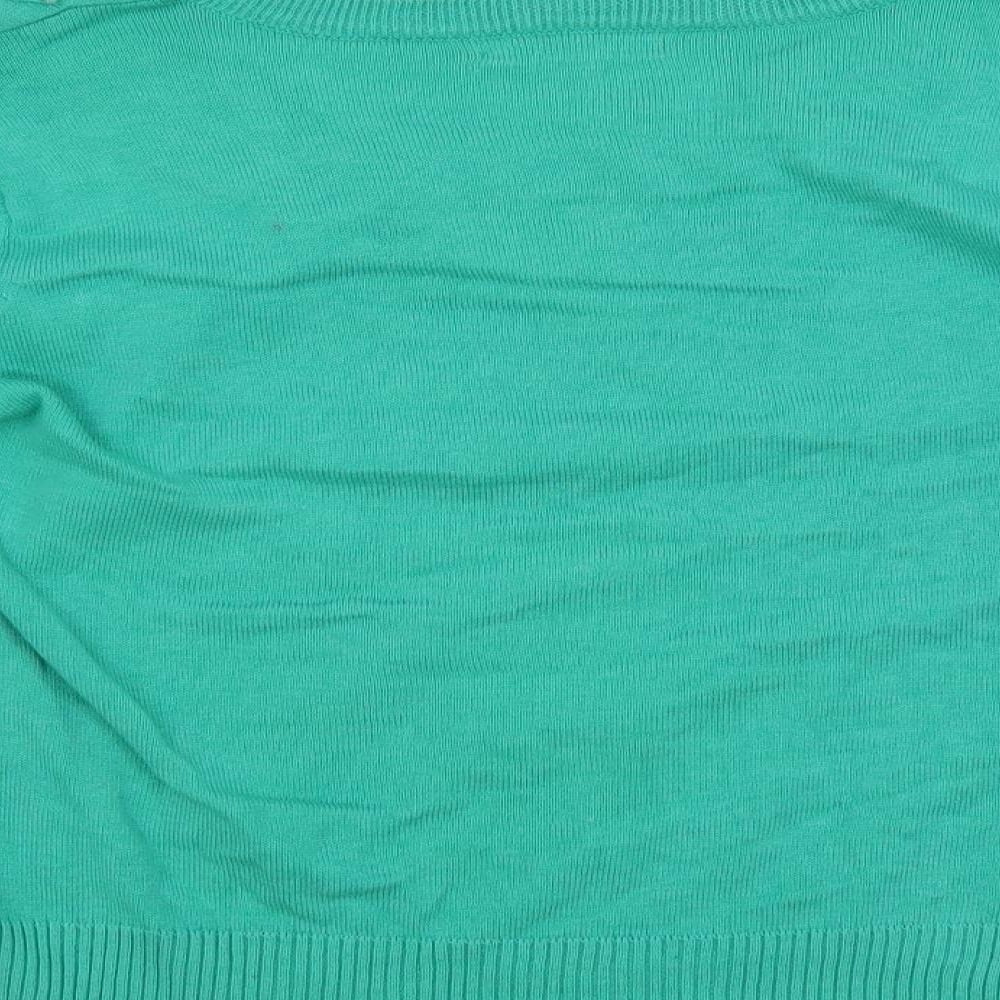 Womens UK Size M Klass Green Pullover Jumper