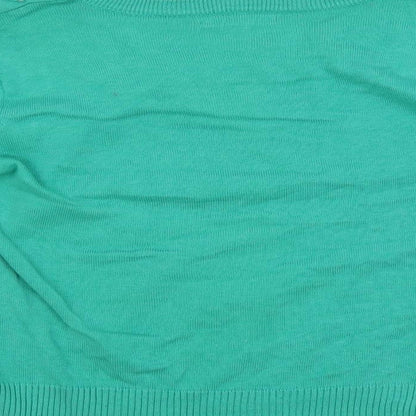 Womens UK Size M Klass Green Pullover Jumper