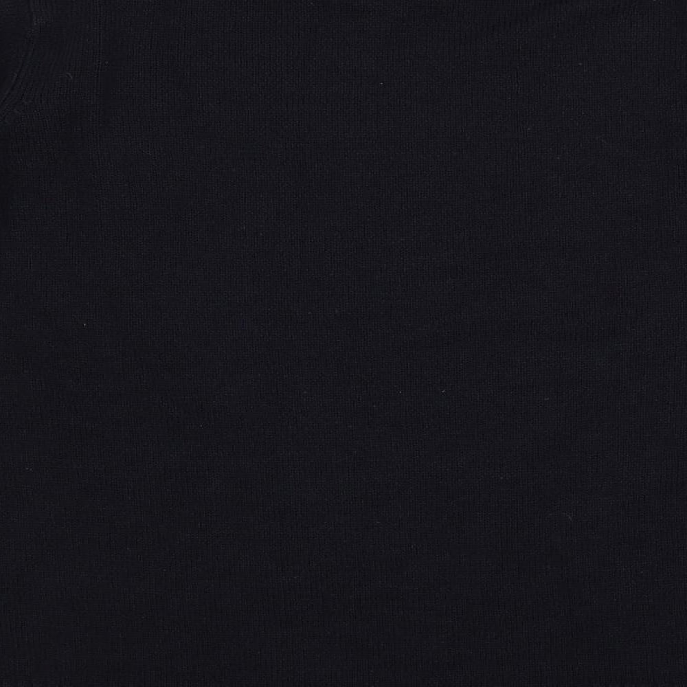 Anthology Womens Blue Crew Neck Acrylic Pullover Jumper Size 16