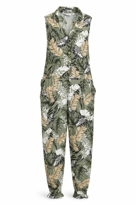 Womens UK Size 6 Dorothy Perkins One-Piece Green Jumpsuit
