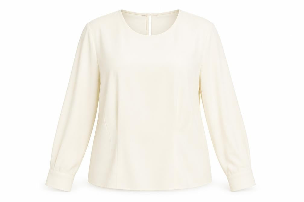 Womens UK Size 18 Marks and Spencer Ivory Basic Blouse