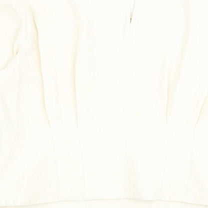 Womens UK Size 18 Marks and Spencer Ivory Basic Blouse