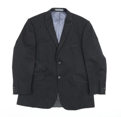 Mens UK Size 42 Karl Jackson Regular Black Suit Jacket