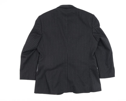 Mens UK Size 42 Karl Jackson Regular Black Suit Jacket