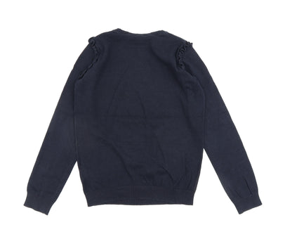 Womens UK Size 8 Dorothy Perkins Blue Pullover Jumper